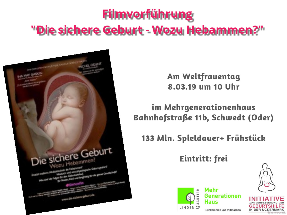Filmvorführung „Die sichere Geburt – Wozu Hebammen?“